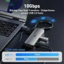 Нов USB-C хъб 10Gbps с 4 порта и 100W захранване за MacBook, iPad, снимка 3