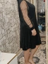 къса черна рокля с тюлени ръкави. , снимка 3