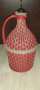 Стара плетена дамаджана , снимка 1 - Декорация за дома - 44976793