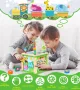 Образователна играчка Куб Монтесори Jojoin Wooden Activity Cube, снимка 3