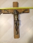 Стар кръст разпятие Христово,голям,тежък кръст от божи гроб,донесен преди 50,Исус Христос, снимка 18