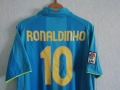 Barcelona Ronaldinho 2007 2008 Away Nike оригинална тениска фланелка Барселона Роналдиньо екип 2XL, снимка 3