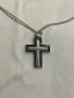Кръст бяло злато и диаманти, снимка 6