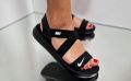 Дамски сандали Nike Реплика ААА+ черни, снимка 2
