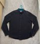 Calvin Klein мъжка риза ефектна черна Размер Л, снимка 1 - Ризи - 45351385