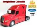 Freightliner Cascadia влекач червен Welly мащаб 1:32, снимка 2