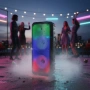Безжична RGB тонколона – 2×8″ говорителя, Bluetooth, 1200 W, батерия 3000 mAh, снимка 4
