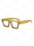 Модерни дамски слънчеви очила с дебела квадратна рамка, 13цвята , снимка 11