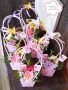 Края на учебната година наближава  зарадвайте любимите учителки с кошнички със сапунени цветя , снимка 1 - Подаръци за жени - 45945846