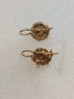 Автентични златни обеци с инкрустирани перли/злато 12 карата, снимка 3