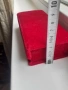 Луксозна подаръчна кутия червено кадифе - като нова, снимка 7