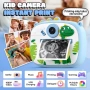 Детска камера с моментален печат – Еднорог / Динозавър, Instant Print Camera с 1080P видео и 32GB ка, снимка 3
