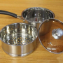 Многофункционална тенджера касерола от неръждаема стомана "Готвене на пара добавка в комплекта ", снимка 1 - Съдове за готвене - 45033902