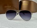 Gucci 2024 мъжки дамски унисекс слънчеви очила авиатор 5 цвята, снимка 10