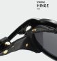 Слънчеви очила Авиатор с кожа отстрани - реф. код - 1011, снимка 7