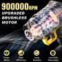 Безжична духалка за листа безчетков мотор 900,000 RPM – 2 батерии, снимка 3
