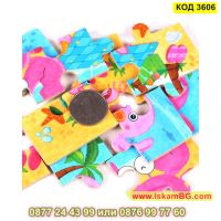 Детски пъзели в комплект от 4 бр. в метална кутия - КОД 3606, снимка 5 - Игри и пъзели - 45301234