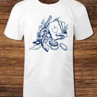 Тениска с декоративна графика - Пистолет и Карти, снимка 2 - Тениски - 45358406