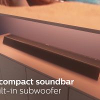 НОВ 2.1 Soundbar Philips TAB8205/10, 2.1, 200W, Dolby Audio, Bluetooth, Черен, снимка 2 - Аудиосистеми - 45727361