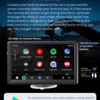 Универсално 7-инчово автомобилно радио Мултимедиен видео плейър Безжичен Carplay и безжичен Android , снимка 11 - Аксесоари и консумативи - 45745198