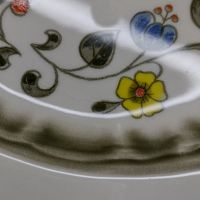 Zeller ceramic, ръчна изработка. Поднос за сладки на 2 нива., снимка 9 - Чинии - 45091227