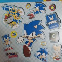 200 бр Соник Sonic книжка албум самозалепващи лепенки стикери, снимка 1 - Други - 45164039