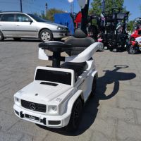 LORELLI кола за яздене с дръжка и сенник Mercedes-benz G350d бял, снимка 11 - Образователни игри - 45264022