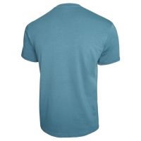 Памучна тениска в синьо-зелен цвят, снимка 2 - Тениски - 45164209