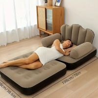 Надуваем фотьойл 5 в 1 SuperSofa - Пет вида комфорт в едно удобно решение, снимка 3 - Дивани и мека мебел - 45009438
