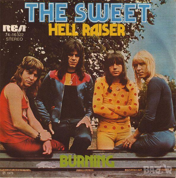 Грамофонни плочи The Sweet – Hell Raiser / Burning 7" сингъл, снимка 1