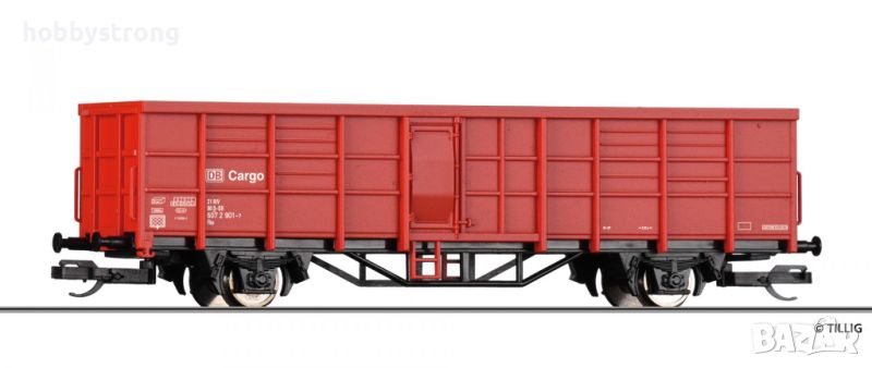 Открит двуосен вагон Fbs DB Cargo TT 1:120 Tillig 14900, снимка 1