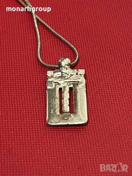 Сребърен ланец / скъсана закопчалка, снимка 1