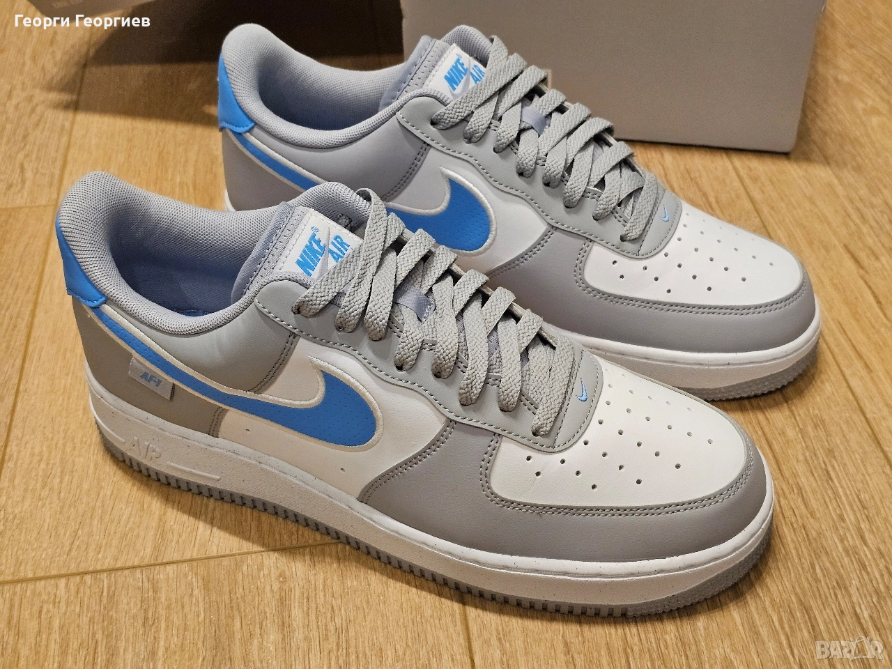 Nike Air Force 1 University Blue 44 номер, снимка 1