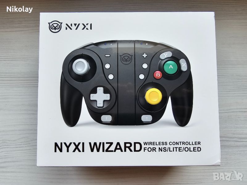 NYXI Wizard Black Style Wireless Joy-pad for Switch/Switch OLED, снимка 1
