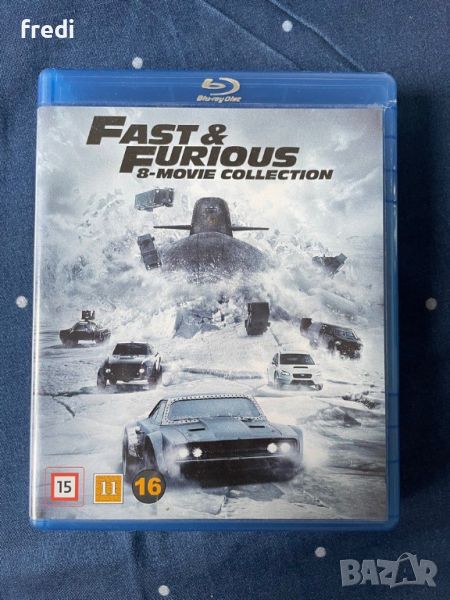 Fast & Furious: 8-movie Collection (Blu-ray), снимка 1