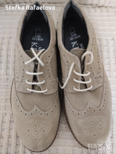 Бежови обувки 35, снимка 1