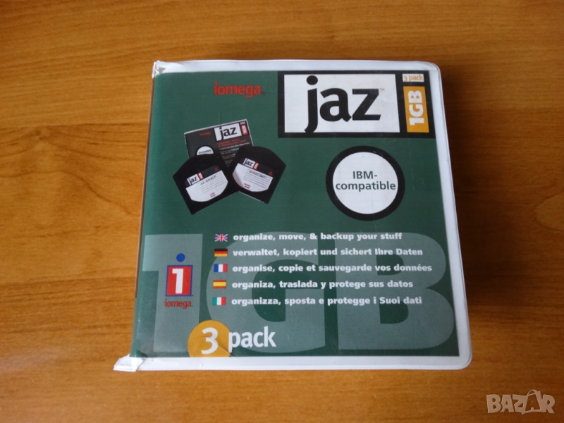 ПРОДАДЕН ! Iomega JAZ drive 1GB - колекционерски картридж ..., снимка 1