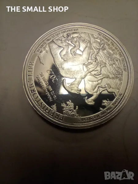 20 франка 2022 UNC Конго 1 oz сребро , снимка 1