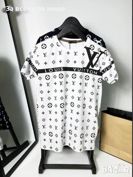 Louis Vuitton Мъжка Тениска👕Мъжка Блуза С Къс Ръкав Код SV-57, снимка 1