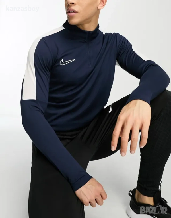 Nike Academy Men's Dri-FIT 1/2-Zip - страхотна мъжка блуза С КАТО НОВА, снимка 1