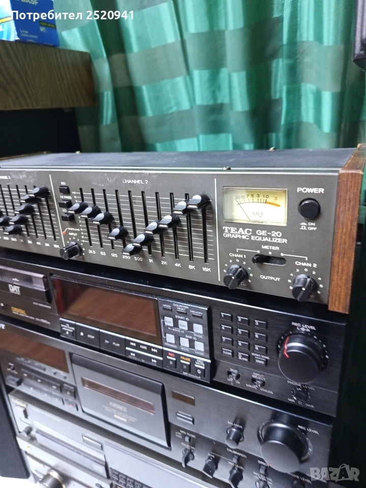 продавам невероятен е TEAC GE-20 EQUALAZIER, снимка 1