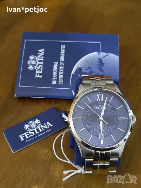 Чисто нов часовник Festina F20425 с гаранция, снимка 1