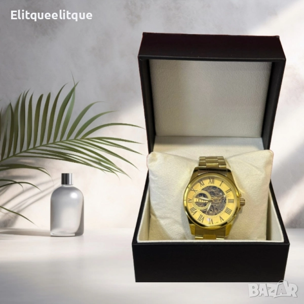 Луксозен златен часовник LEIYI – елегантност и стил в едно, снимка 1