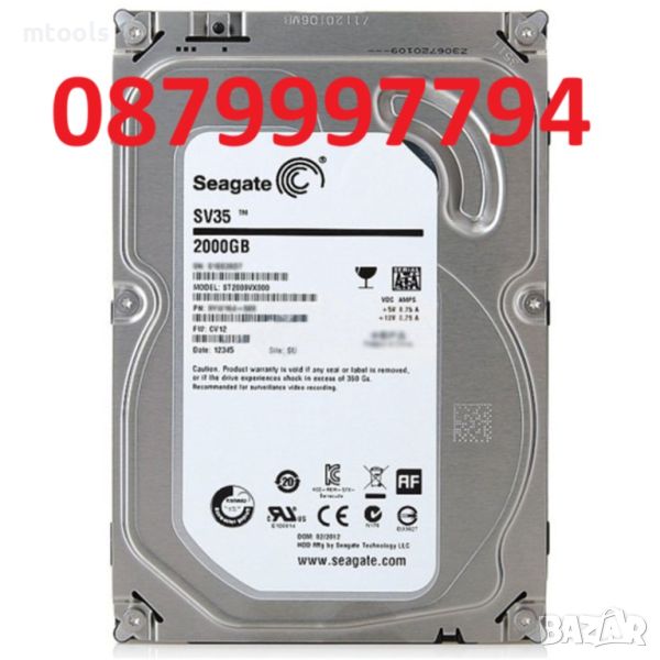 Хард Диск 2TB - REFURBISHED, снимка 1