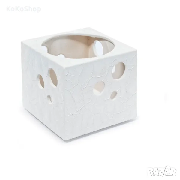 Кашпа за орхидея-14х14 см./керамична кашпа за орхидея, снимка 1