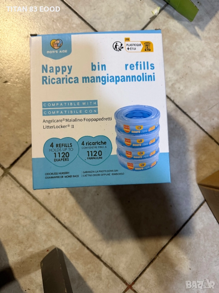 Касети за пълнене на кошчета за памперси Mom's Aide, снимка 1