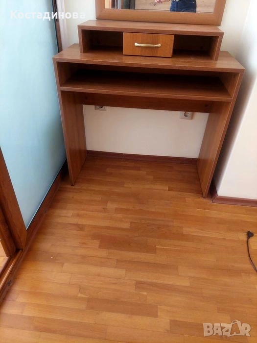 Тоалетка в цвят златен дъб (изработена по поръчка) , снимка 1