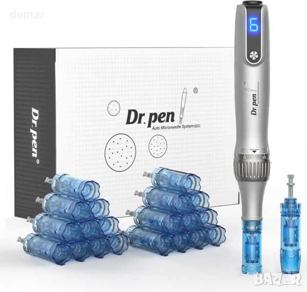 Dr.Pen M8S Професионална безжична микроигла писалка 22 резервни касети, снимка 1