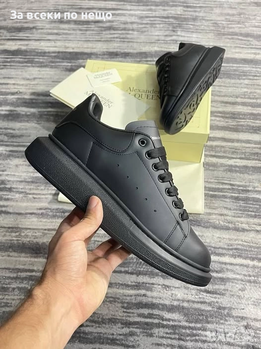 Alexander McQueen Дамски Черни Маратонки👟Дамски Спортни Обувки В Черен Цвят Код P1658, снимка 1