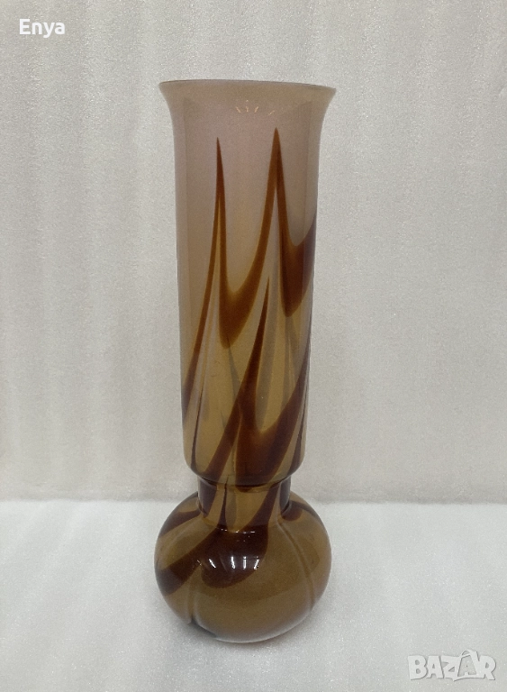 Италианска стъклена ваза от Opaline Florence, снимка 1
